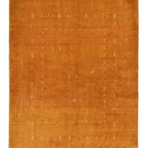 Dywan Gabbeh - perski - 187 x 147 cm - złoto