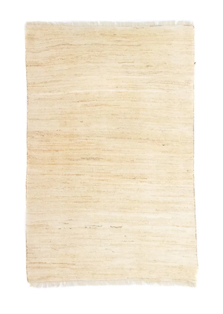 Dywan Gabbeh - perski - 188 x 125 cm - beżowy