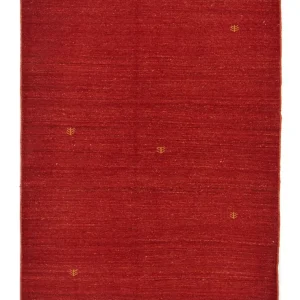 Dywan Gabbeh - perski - 190 x 140 cm - czerwony