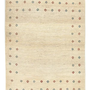 Dywan Gabbeh - perski - 190 x 150 cm - beżowy