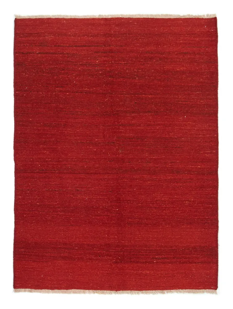 Dywan Gabbeh - perski - 192 x 145 cm - czerwony