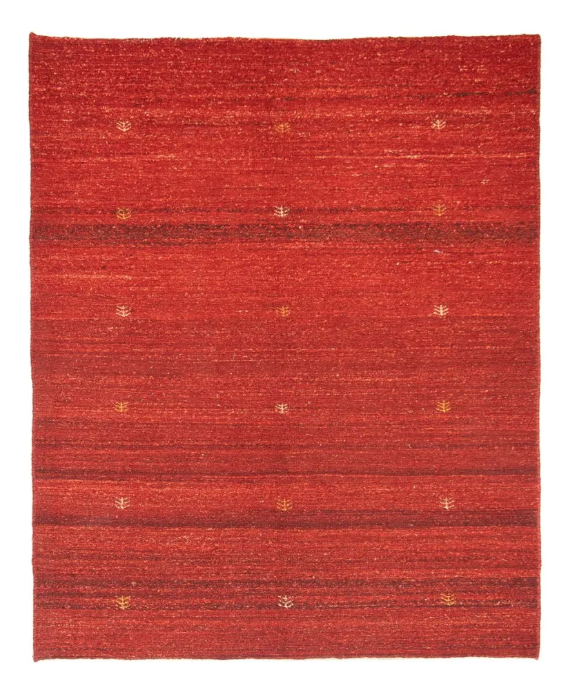 Dywan Gabbeh - perski - 192 x 150 cm - czerwony