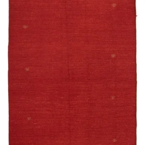 Dywan Gabbeh - perski - 194 x 140 cm - czerwony