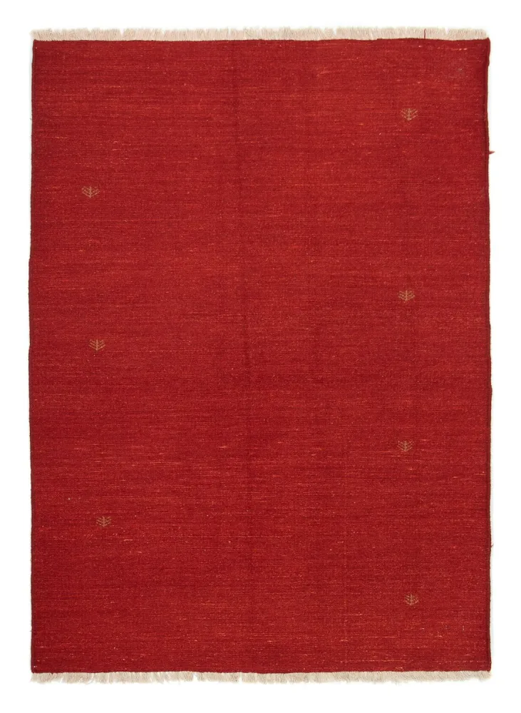 Dywan Gabbeh - perski - 194 x 140 cm - czerwony