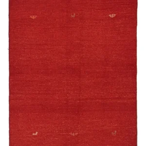 Dywan Gabbeh - perski - 195 x 147 cm - czerwony