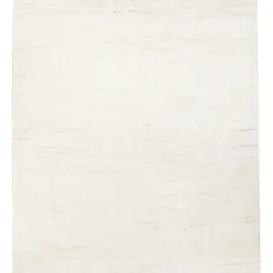 Dywan Gabbeh - perski - 195 x 155 cm - biały