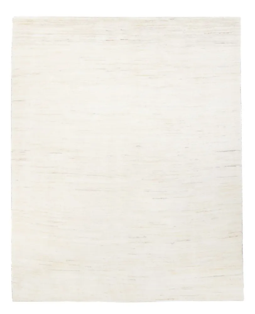 Dywan Gabbeh - perski - 195 x 155 cm - biały