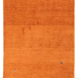Dywan Gabbeh - perski - 196 x 118 cm - pomarańczowy