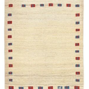 Dywan Gabbeh - perski - 196 x 156 cm - beżowy