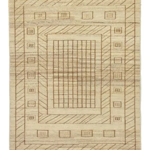 Dywan Gabbeh - perski - 198 x 141 cm - wielokolorowy