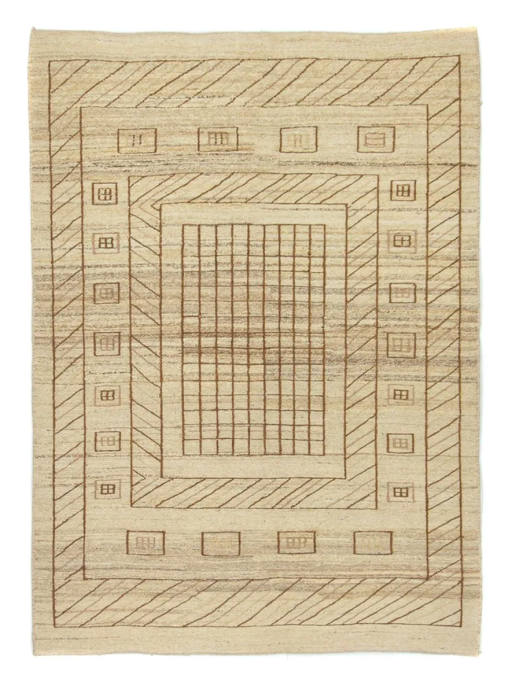 Dywan Gabbeh - perski - 198 x 141 cm - wielokolorowy