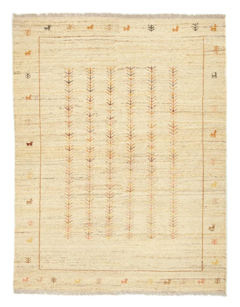 Dywan Gabbeh - perski - 200 x 150 cm - beżowy