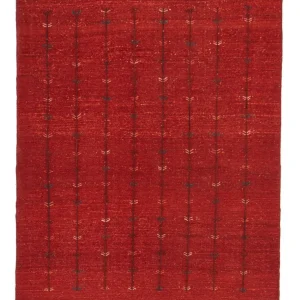 Dywan Gabbeh - perski - 200 x 150 cm - czerwony