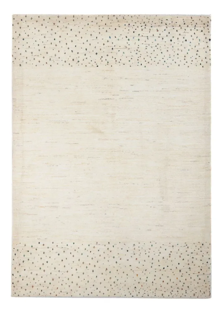 Dywan Gabbeh - perski - 200 x 150 cm - jasnoszary