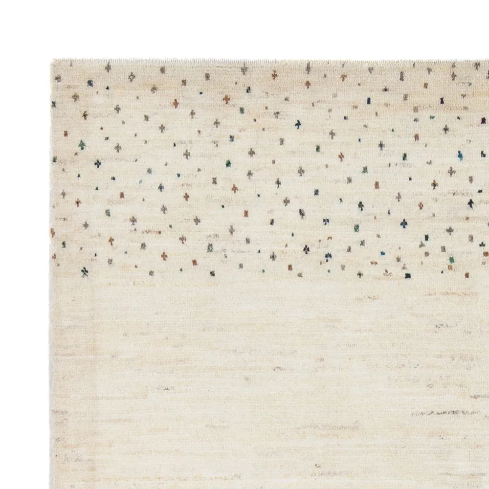 Dywan Gabbeh - perski - 200 x 150 cm - jasnoszary