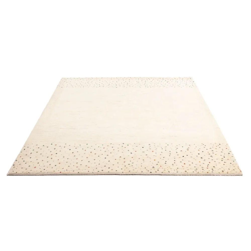 Dywan Gabbeh - perski - 200 x 150 cm - jasnoszary