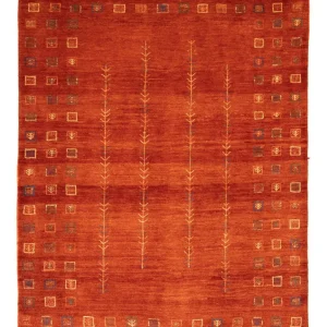 Dywan Gabbeh - perski - 230 x 165 cm - czerwony