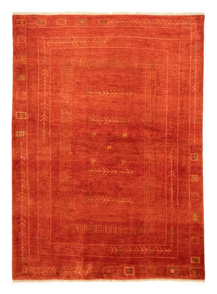 Dywan Gabbeh - perski - 230 x 170 cm - czerwony