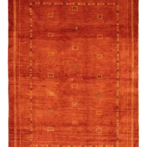 Dywan Gabbeh - perski - 236 x 171 cm - czerwony