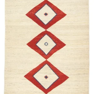 Dywan Gabbeh - perski - 242 x 172 cm - beżowy
