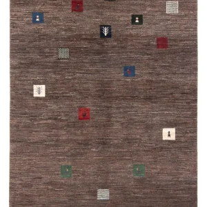 Dywan Gabbeh - perski - 243 x 170 cm - wielokolorowy