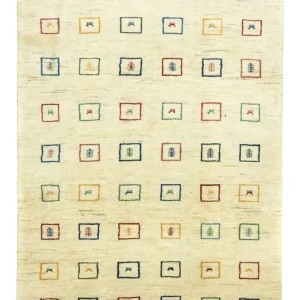 Dywan Gabbeh - perski - 281 x 195 cm - beżowy