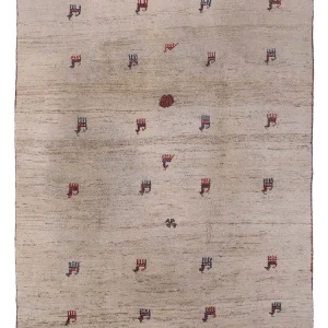 Dywan Gabbeh - perski - 290 x 212 cm - karmelowy