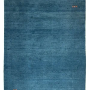 Dywan Gabbeh - perski - 345 x 260 cm - niebieski