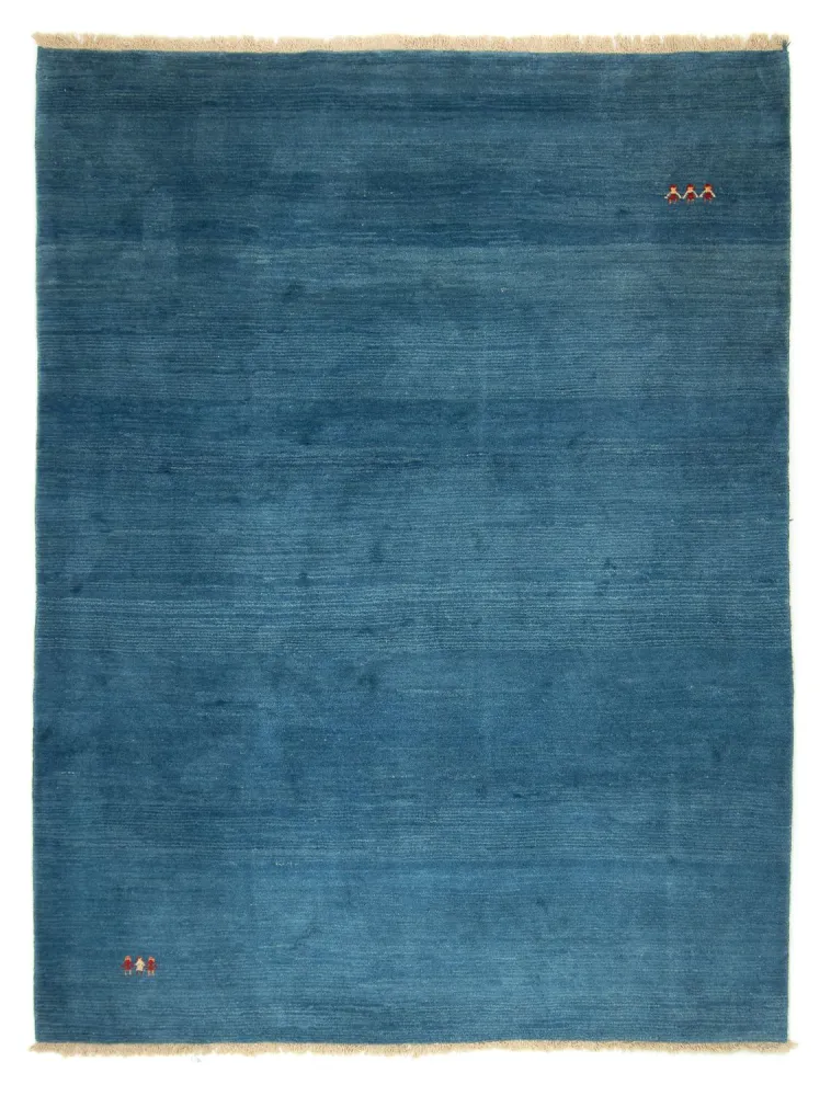 Dywan Gabbeh - perski - 345 x 260 cm - niebieski