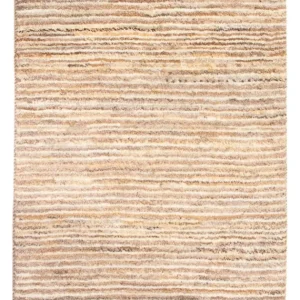 Dywan Gabbeh - perski - 90 x 58 cm - ciemny beż