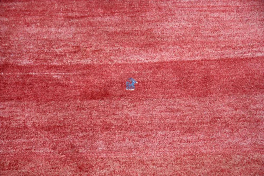 Dywan Gabbeh - perski kwadratowy - 111 x 111 cm - czerwony