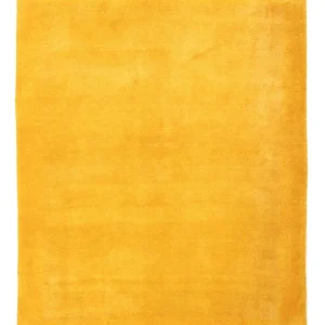 Dywan Gabbeh - perski kwadratowy - 208 x 178 cm - złoto