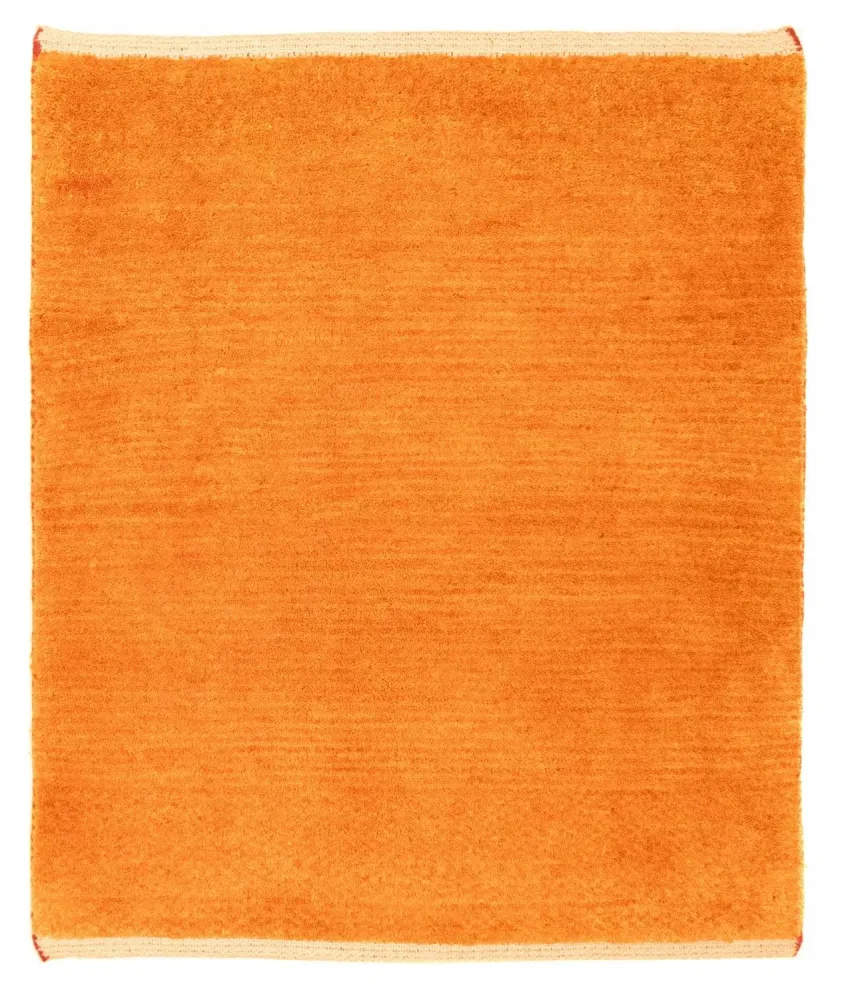 Dywan Gabbeh - perski kwadratowy - 94 x 80 cm - złoto