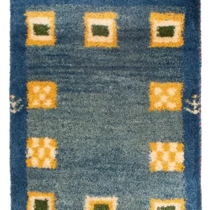 Dywan Gabbeh - perski - 60 x 40 cm - wielokolorowy