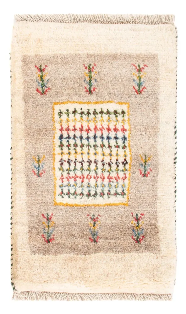 Dywan Gabbeh - perski - 60 x 40 cm - wielokolorowy