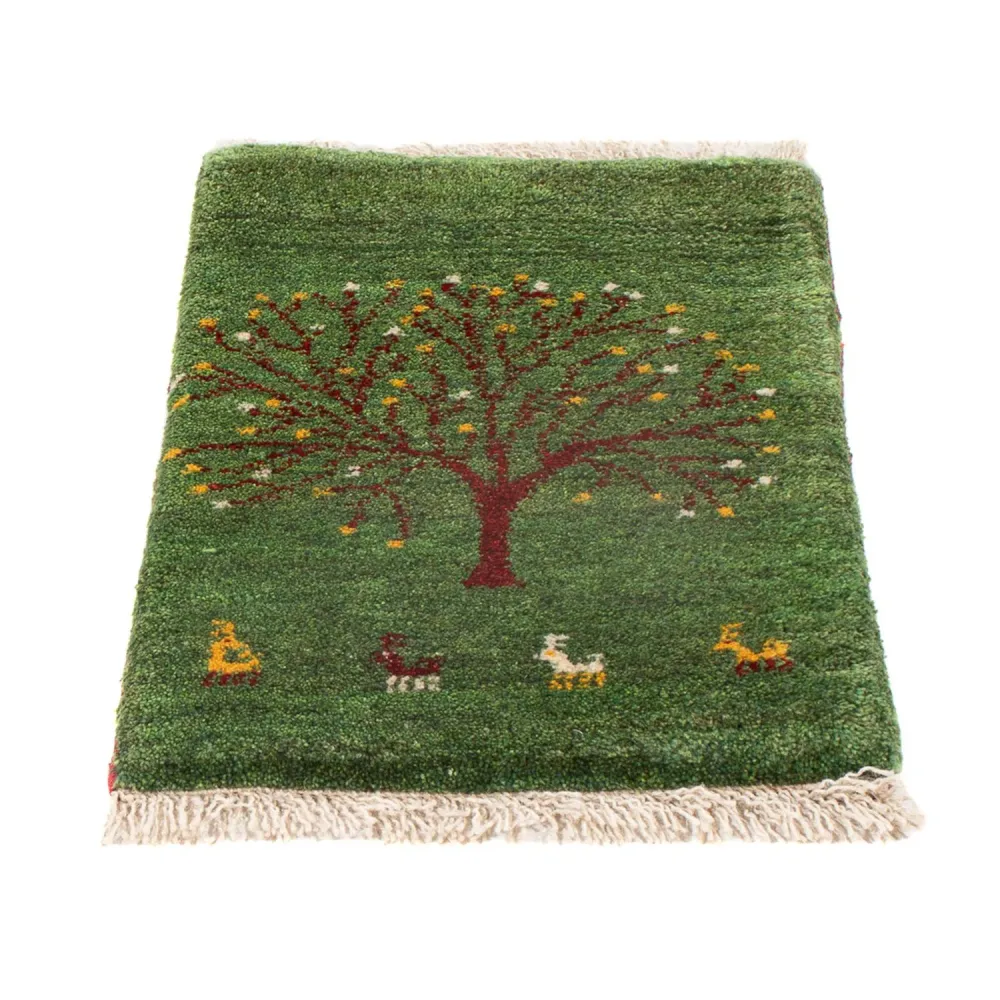 Dywan Gabbeh - perski - 60 x 40 cm - wielokolorowy