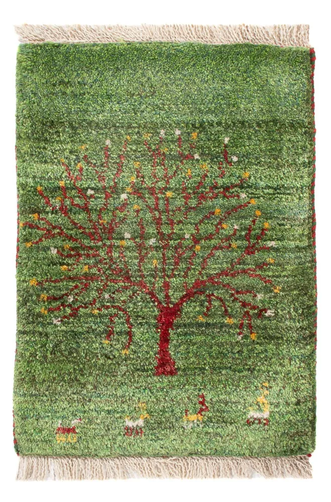 Dywan Gabbeh - perski - 60 x 40 cm - wielokolorowy