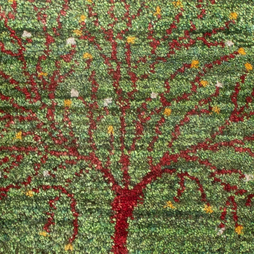 Dywan Gabbeh - perski - 60 x 40 cm - wielokolorowy