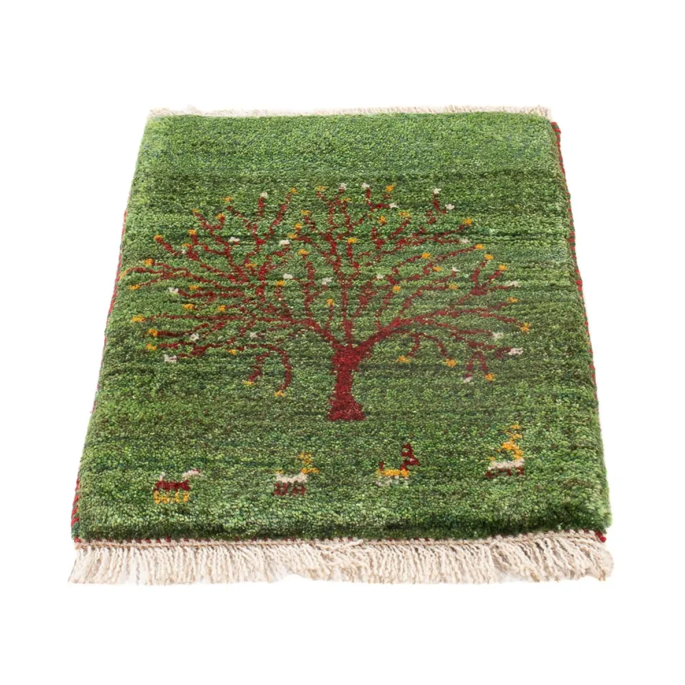 Dywan Gabbeh - perski - 60 x 40 cm - wielokolorowy