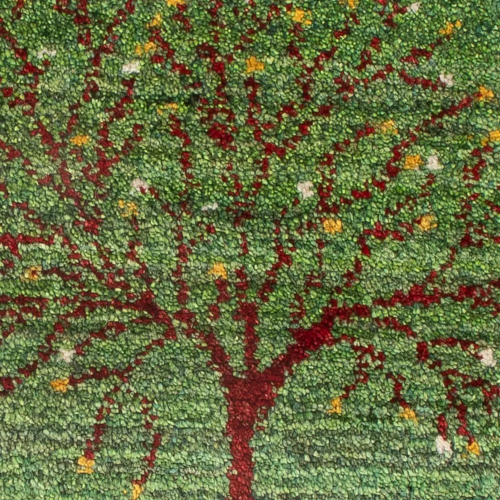 Dywan Gabbeh - perski - 60 x 40 cm - wielokolorowy