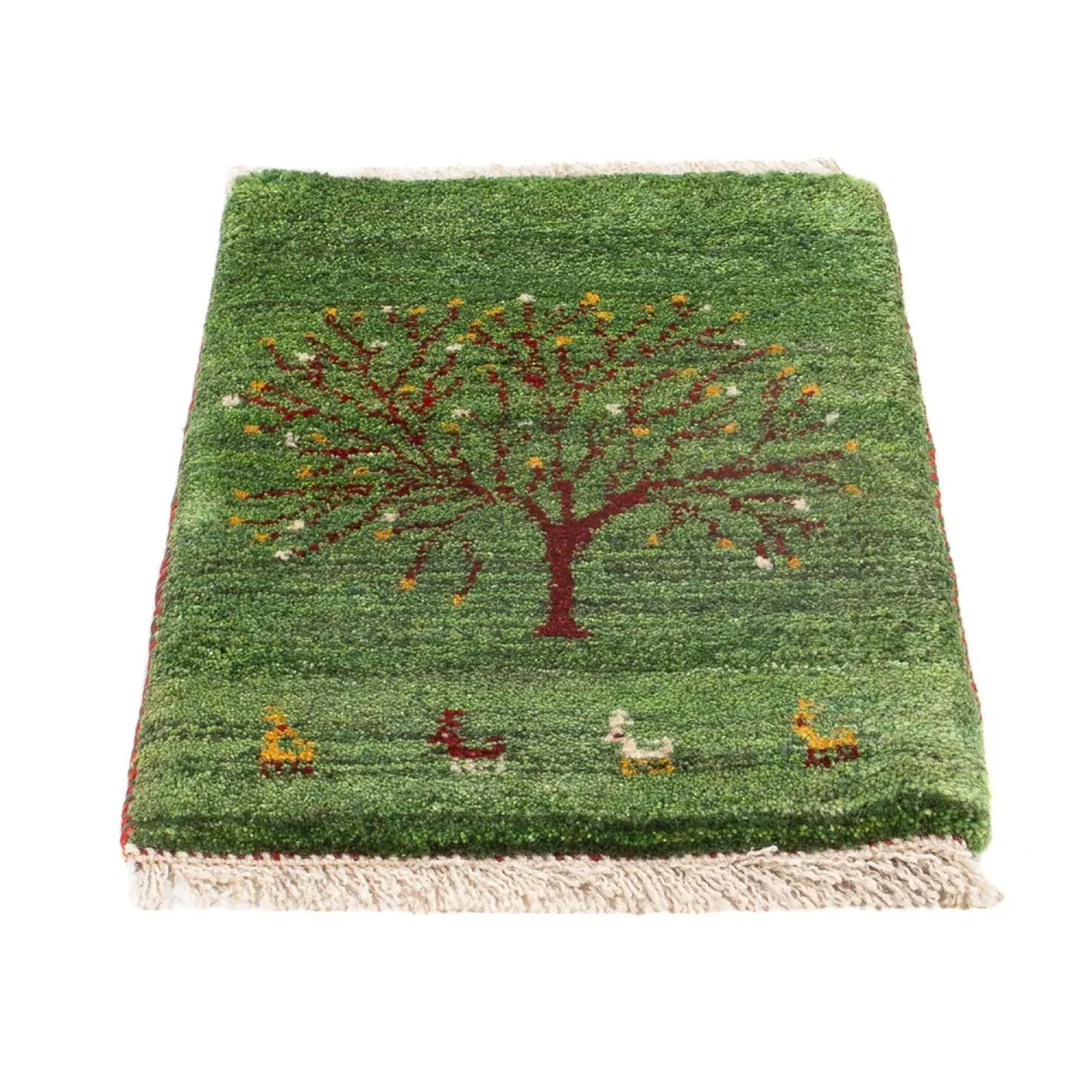 Dywan Gabbeh - perski - 60 x 40 cm - wielokolorowy