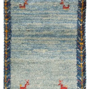 Dywan Gabbeh - perski - 60 x 40 cm - wielokolorowy