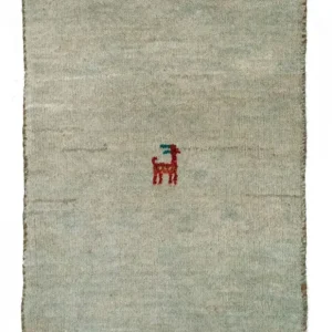 Dywan Gabbeh - perski - 60 x 40 cm - wielokolorowy