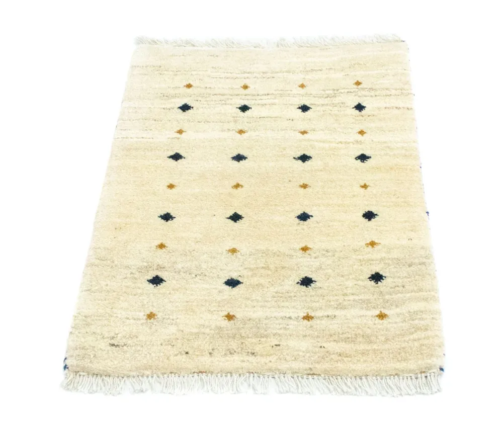 Dywan Gabbeh - perski - 80 x 57 cm - wielokolorowy
