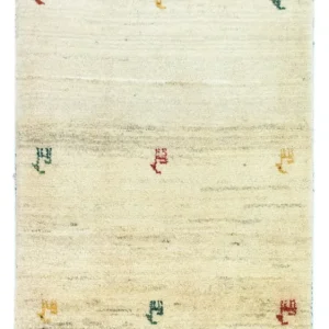 Dywan Gabbeh - perski - 87 x 57 cm - wielokolorowy