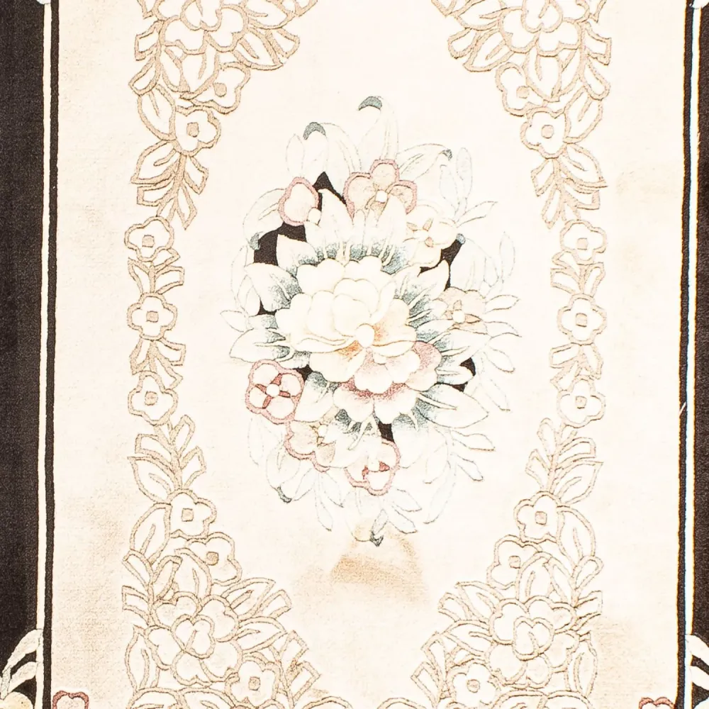 Dywan z jedwabiu - jedwab chiński - 138 x 69 cm - beżowy