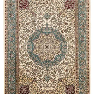 Dywan z jedwabiu - jedwab chiński - 183 x 122 cm - ciemna czerwień