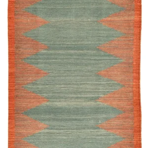 Dywan Kelim - modny - 148 x 106 cm - wielokolorowy