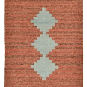 Dywan Kelim - modny - 148 x 115 cm - wielokolorowy
