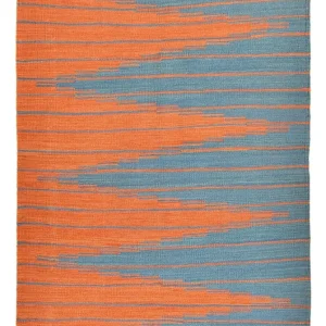 Dywan Kelim - modny - 150 x 103 cm - wielokolorowy